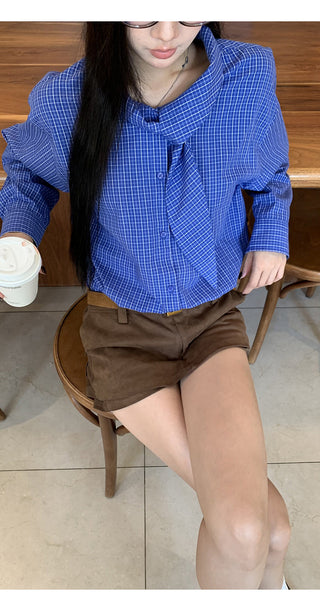 Plaid Shirt Blue