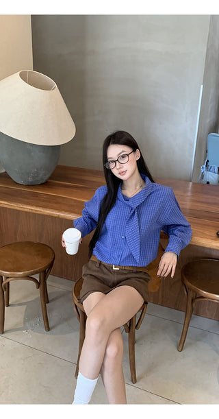 Plaid Shirt Blue