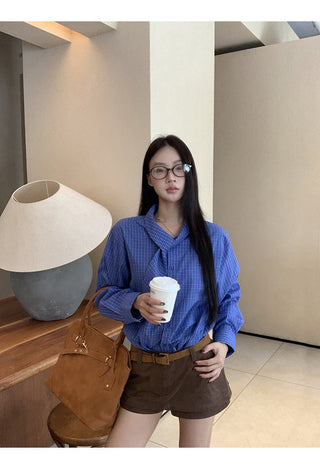 Plaid Shirt Blue