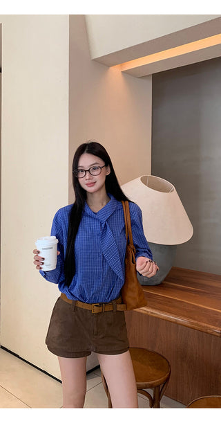 Plaid Shirt Blue