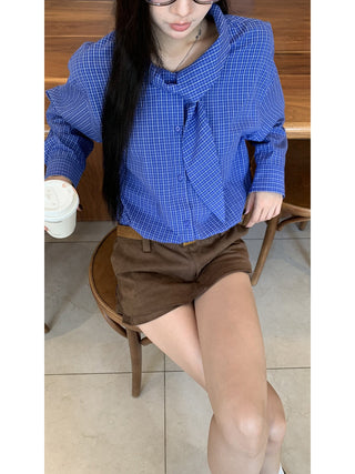 Plaid Shirt Blue