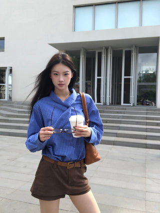 Plaid Shirt Blue