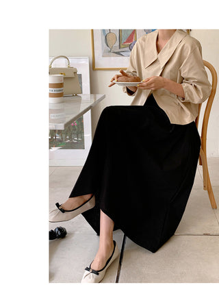 V-Neck Trench Cape