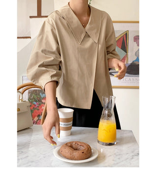V-Neck Trench Cape