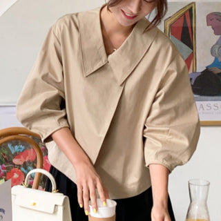 V-Neck Trench Cape