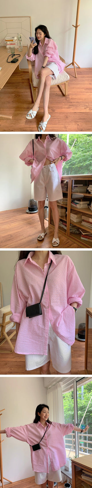 Seersucker Plaid Shirt
