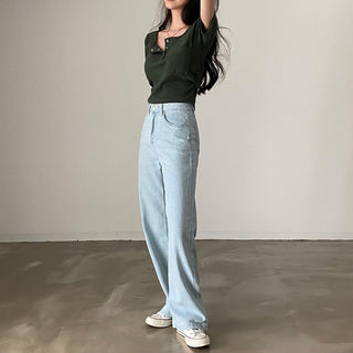 Button Detail T-Shirt