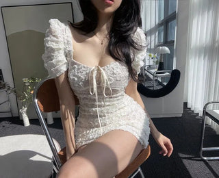 Lace Hip Hugging Dress
