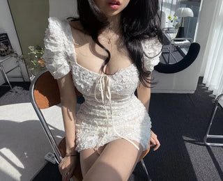 Lace Hip Hugging Dress