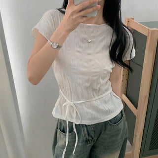 Pleated Chiffon Shirt