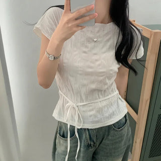 Pleated Chiffon Shirt