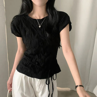 Pleated Chiffon Shirt