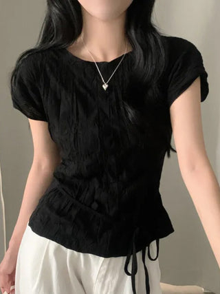Pleated Chiffon Shirt