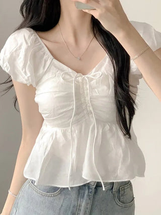 Lace Bow Baby Shirt