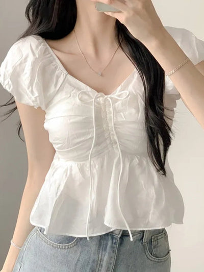 Lace Bow Baby Shirt