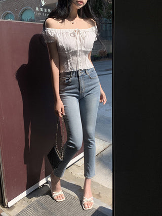 Drawstring Neckline Shirt
