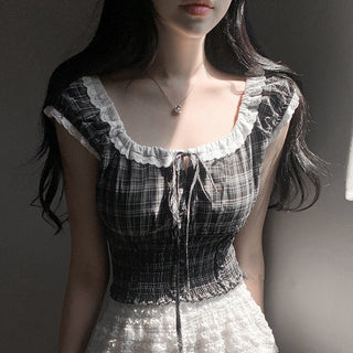 Drawstring Neckline Shirt