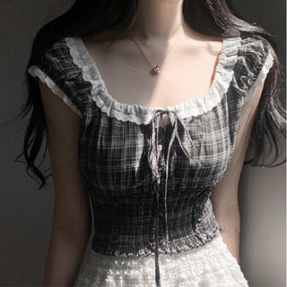 Drawstring Neckline Shirt