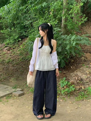 Sleeveless Chiffon Shirt