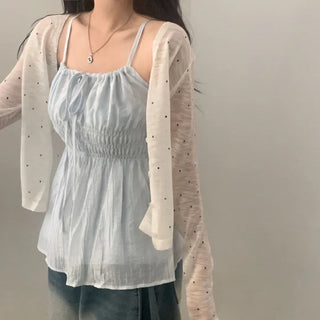 Sleeveless Chiffon Shirt