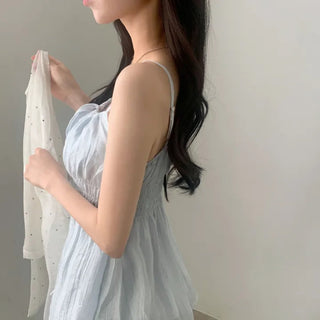 Sleeveless Chiffon Shirt