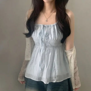Sleeveless Chiffon Shirt