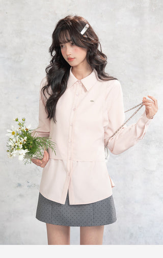 Polo Back Tied Shirt