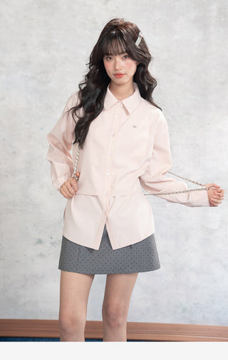 Polo Back Tied Shirt