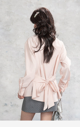 Polo Back Tied Shirt