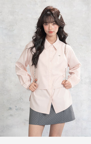 Polo Back Tied Shirt