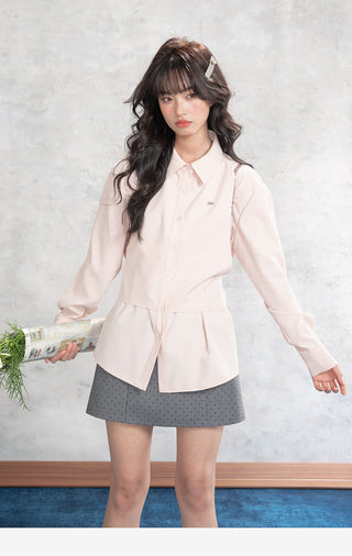 Polo Back Tied Shirt