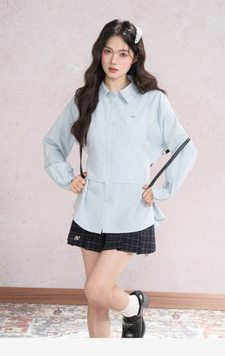 Polo Back Tied Shirt