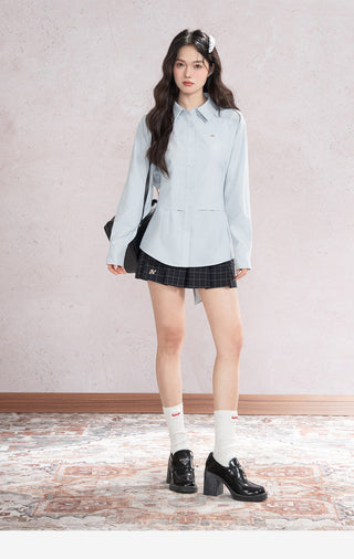 Polo Back Tied Shirt