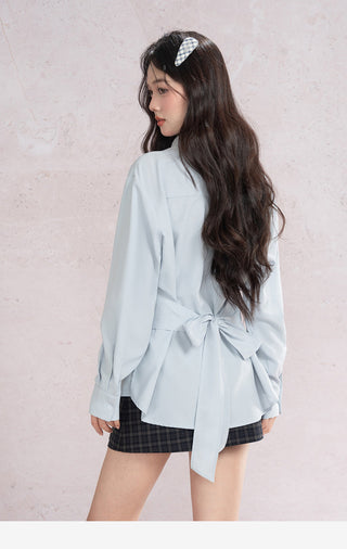 Polo Back Tied Shirt