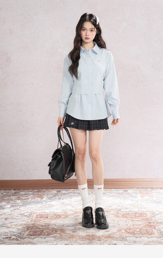 Polo Back Tied Shirt