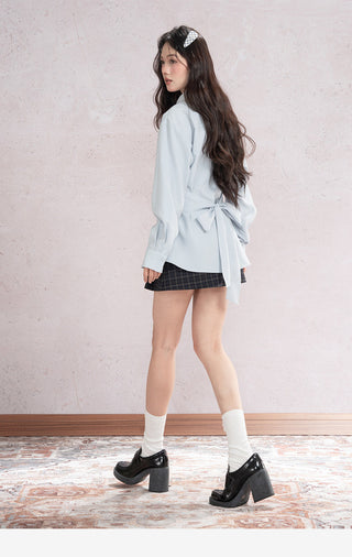 Polo Back Tied Shirt
