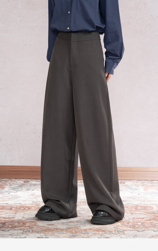 Draped Wide Leg Pants