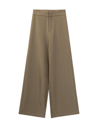 Draped Wide Leg Pants