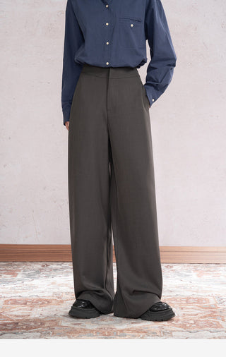 Draped Wide Leg Pants