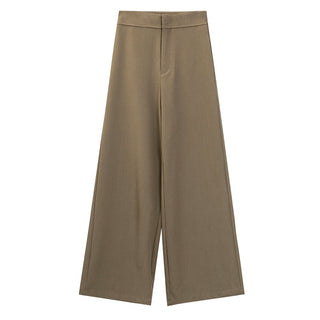 Draped Wide Leg Pants