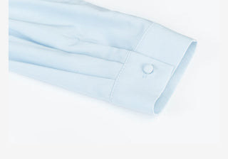 Blue Lace Placket Shirt