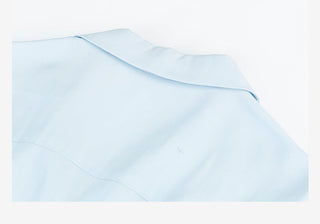 Blue Lace Placket Shirt