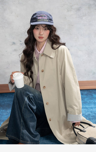 Plaid King Size Coat