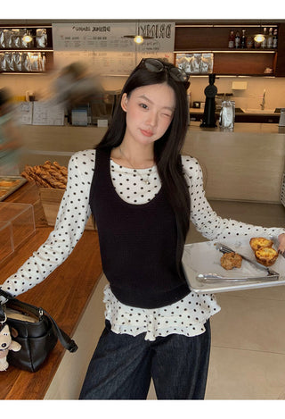 Knit Camisole Black