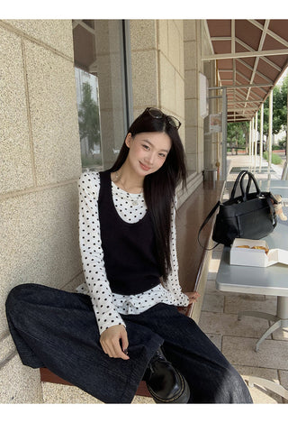 Knit Camisole Black