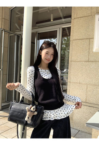 Knit Camisole Black