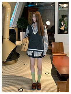 Plaid Shirt Loose