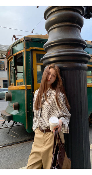 Plaid Shirt Loose