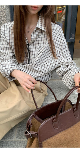 Plaid Shirt Loose