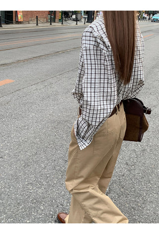 Plaid Shirt Loose